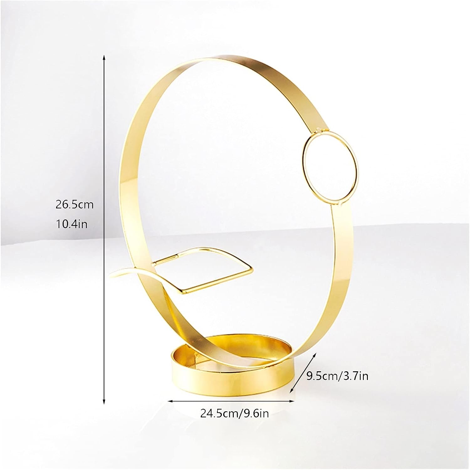 VALTEV Tabletop Wine Rack with Wrought Iron Design
