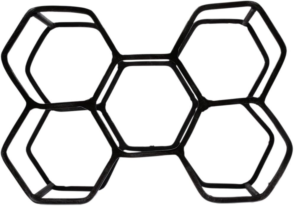 Storeindya Wrought Iron Wine Rack for Five Bottles