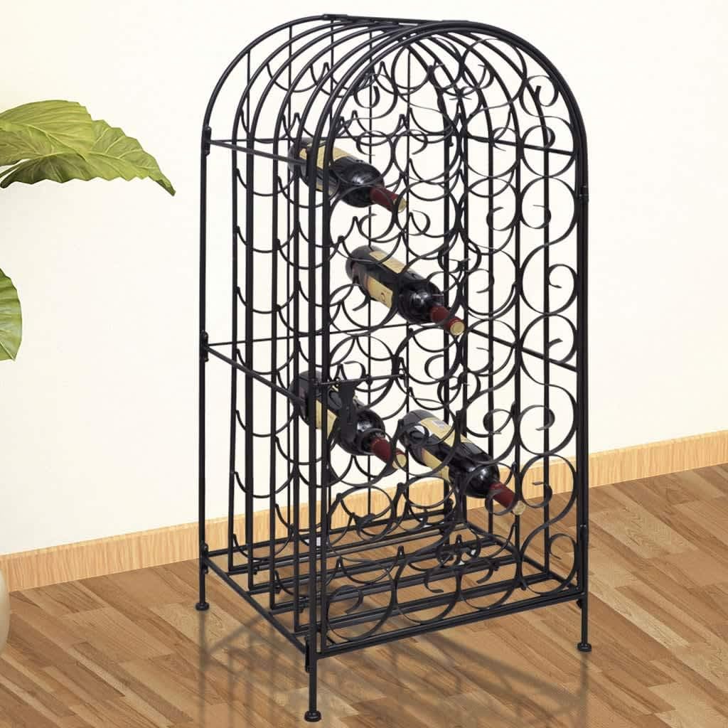 GOLINPEILO 35-Bottle Freestanding Wine Rack