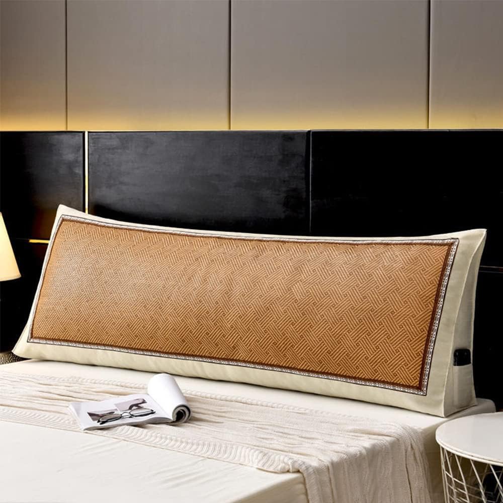 ZZYK Soft Linen Reading Pillow with Detachable Cover