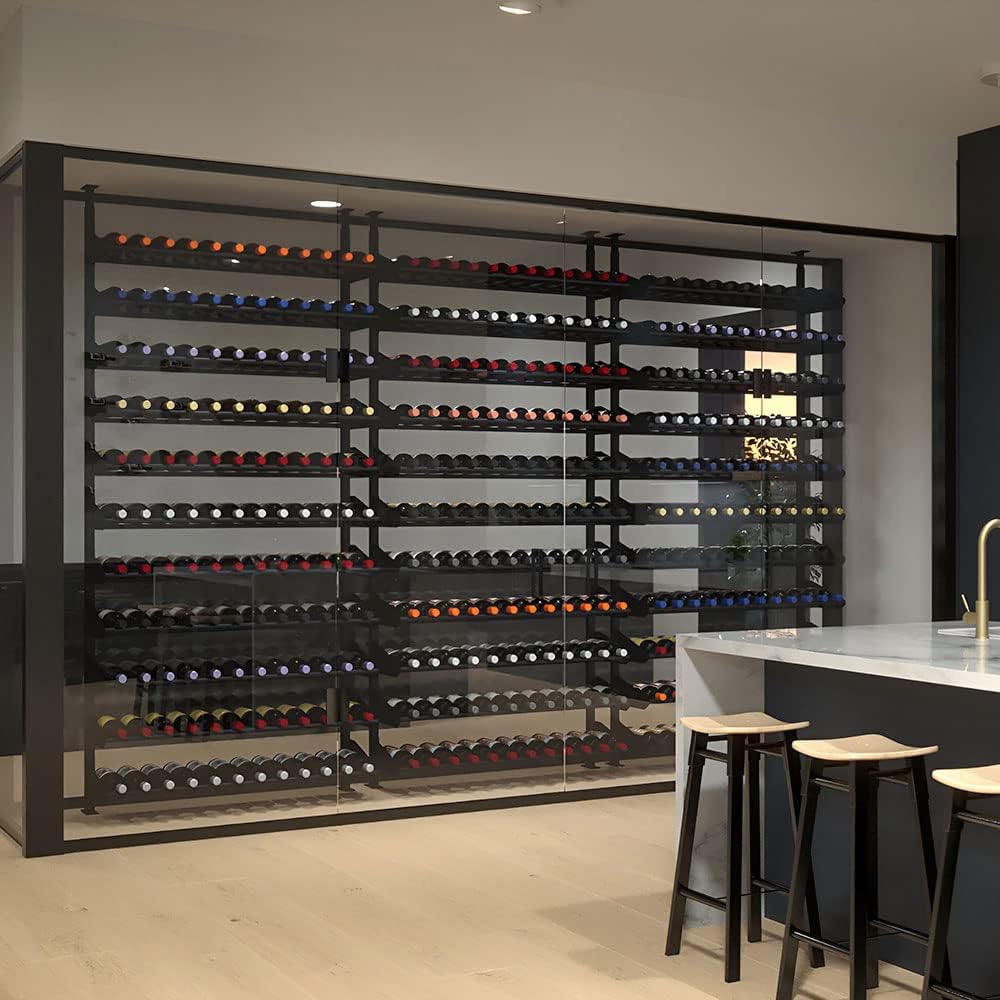 Ultra Wine Racks Showcase Cork Out Wine Display - Black 1