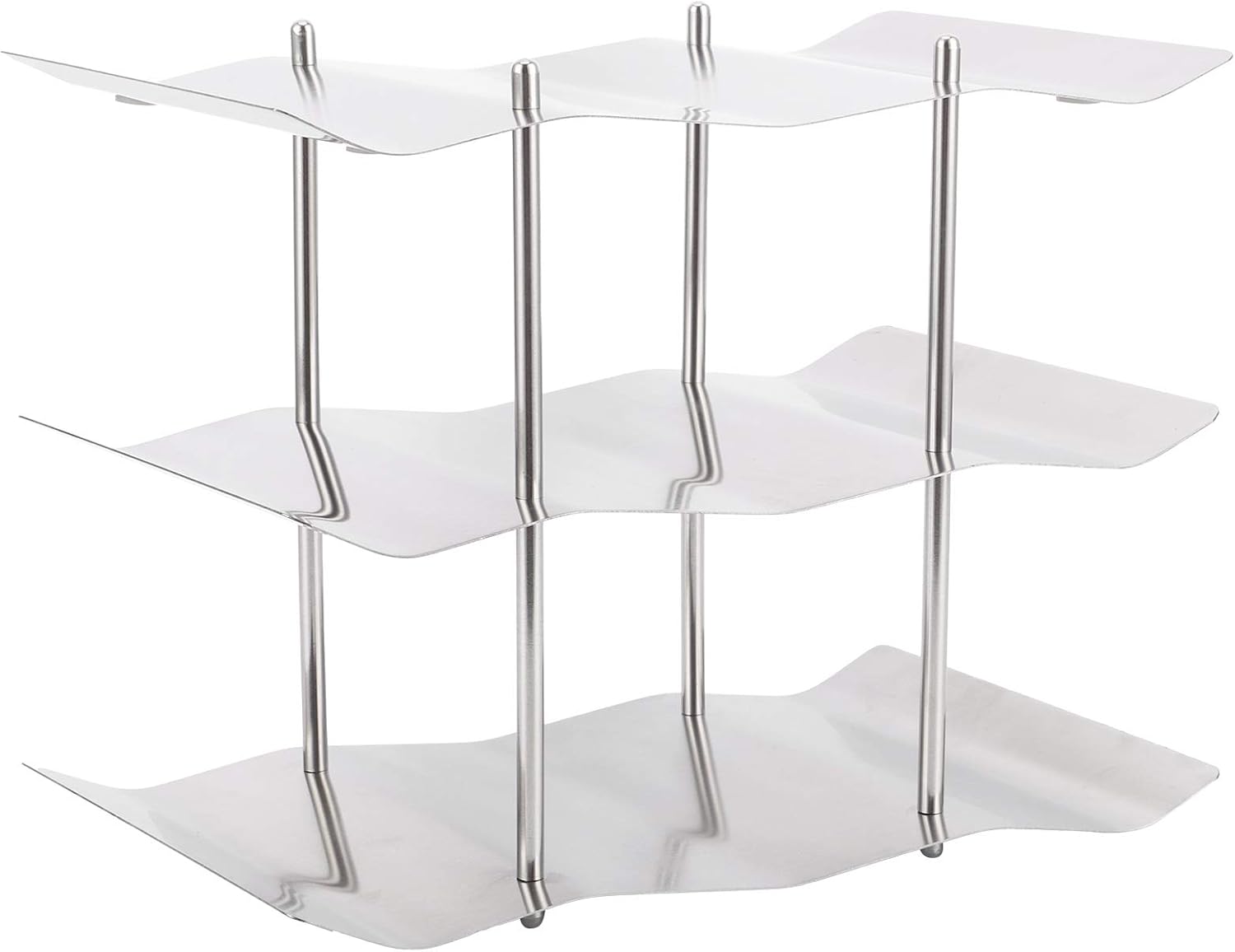 3 Tier Stainless Steel Wine Rack Freestanding