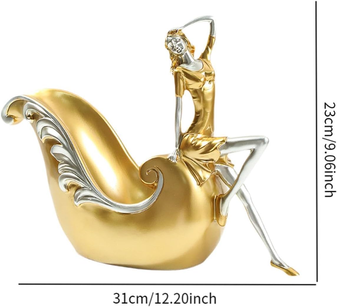 SiaBiced Tabletop Wine Rack with Lady Shape Design 1
