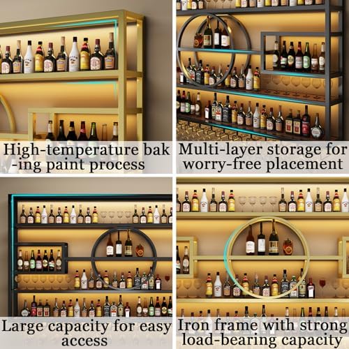 472in Wall Mounted Wine Rack with Storage