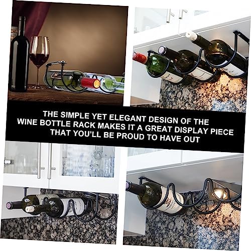 2pcs Iron Wine Rack Display Cabinet Storage Shelf Wall Mount Rack Stand