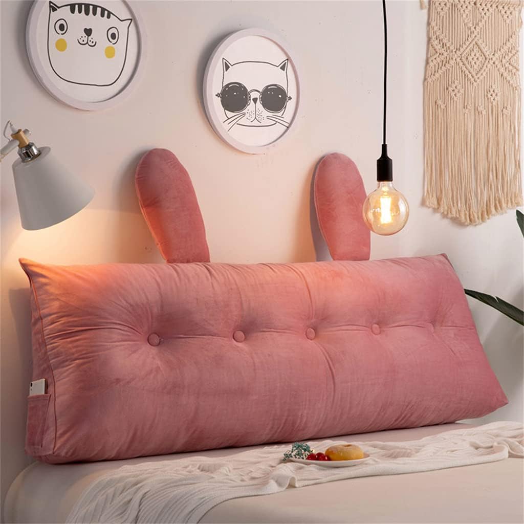 ZZYK Triangular Headboard Pillow - Dark Pink 314inch
