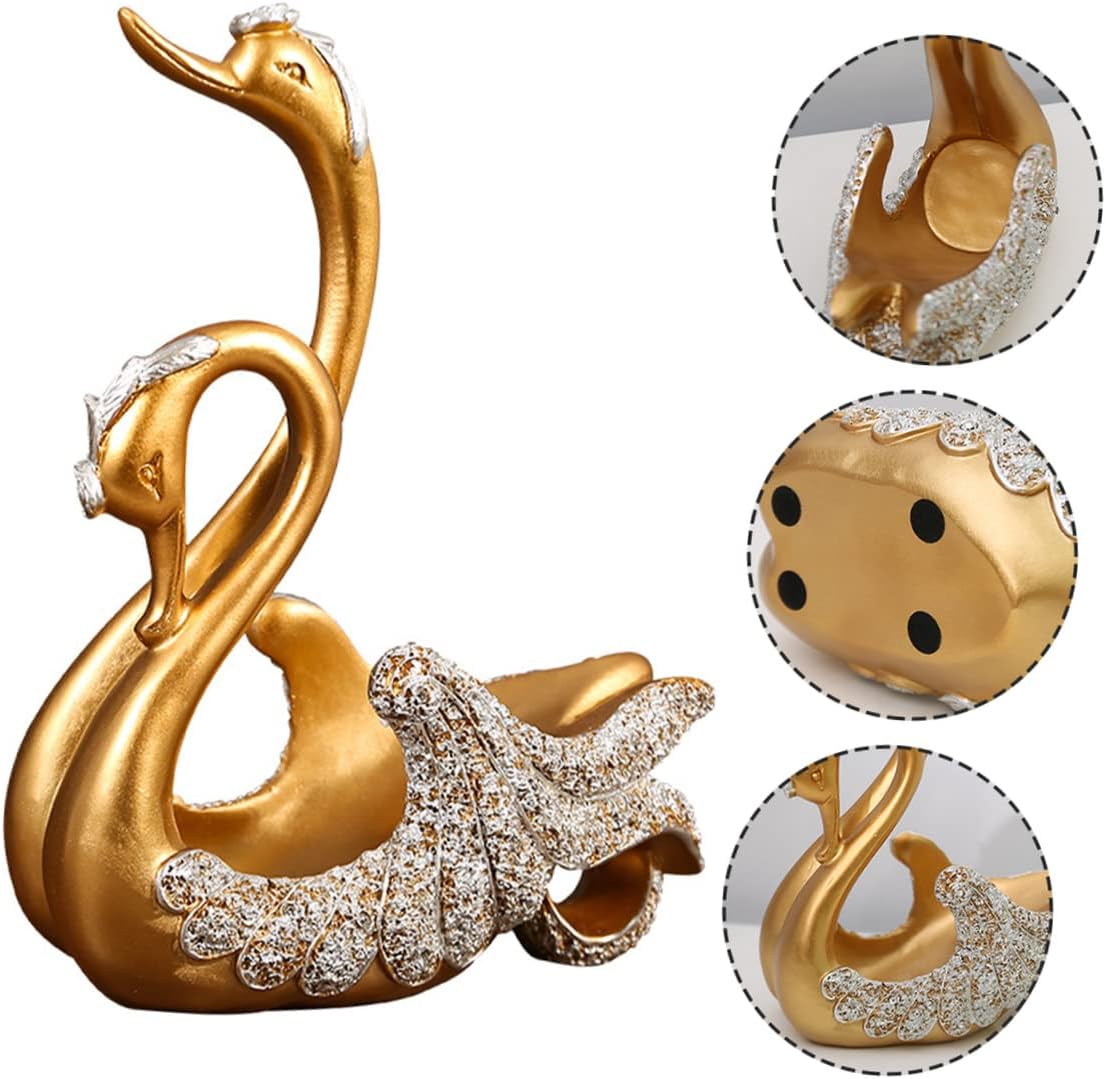 Veemoon Swan Wine Holder Resin Tabletop Rack