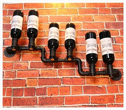 LUNEZY Wall Holder Wine Racks Metal Vintage