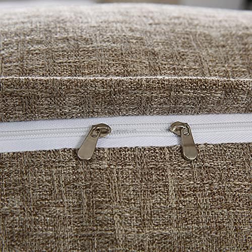 Cotton Linen Bedside Cushions with Removable Covers