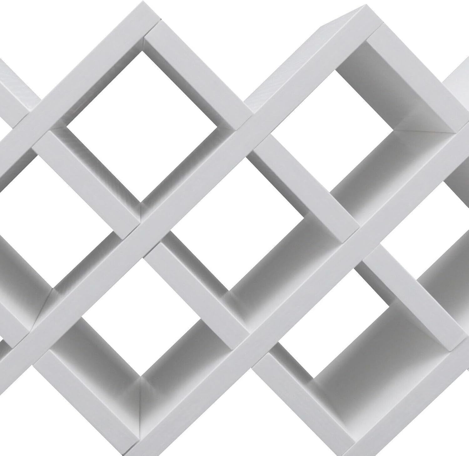 PiaoCaiYin Wall-Mounted Wine Rack 10 Grids