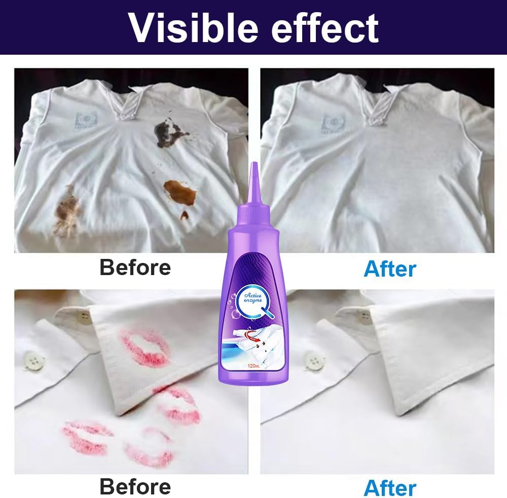 Active Enzyme Stain Remover for Shirts and Clothes