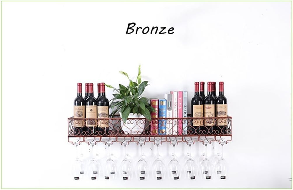 LUNEZY Bronze Wall Mounted Wine Holder 1