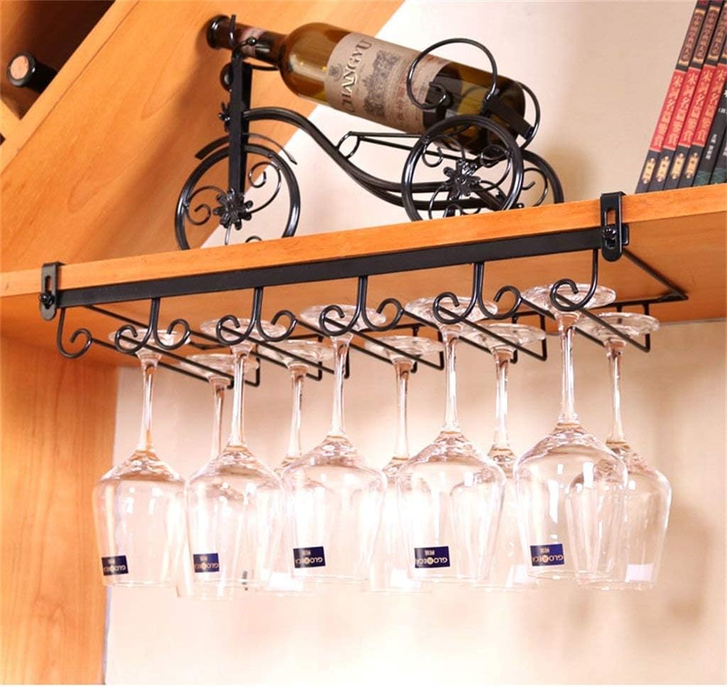 Freestanding Metal Wine Rack for 10 Bottles