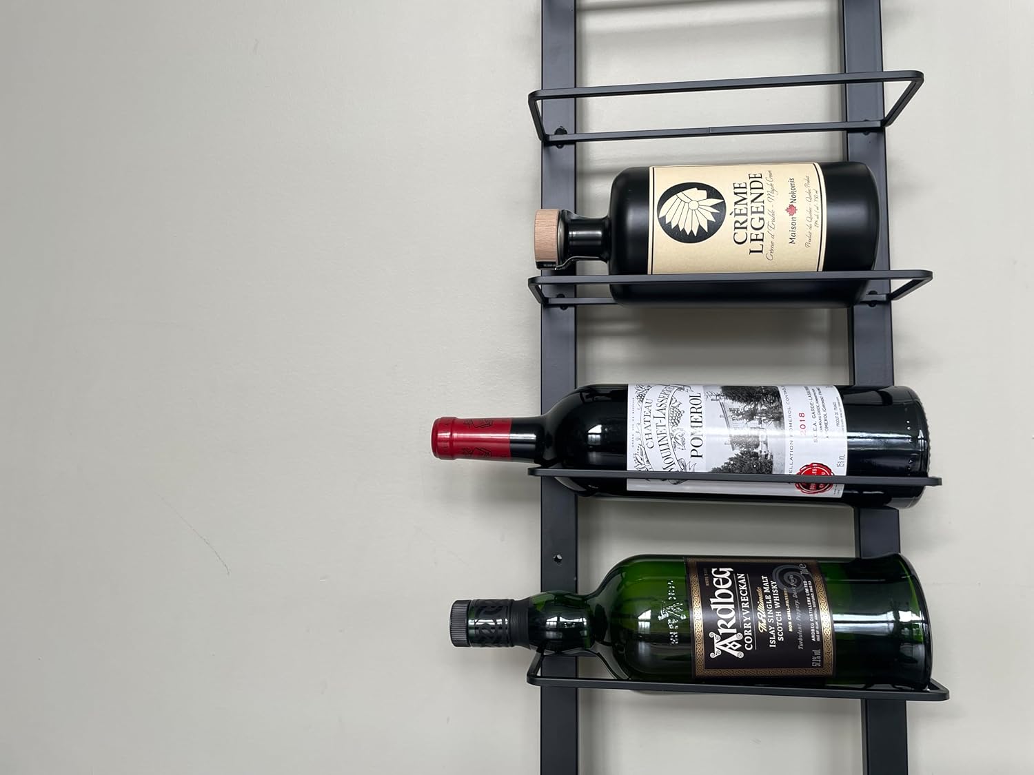 TheRackCo Wall Series - 9 Bottle Wine Rack with Opener