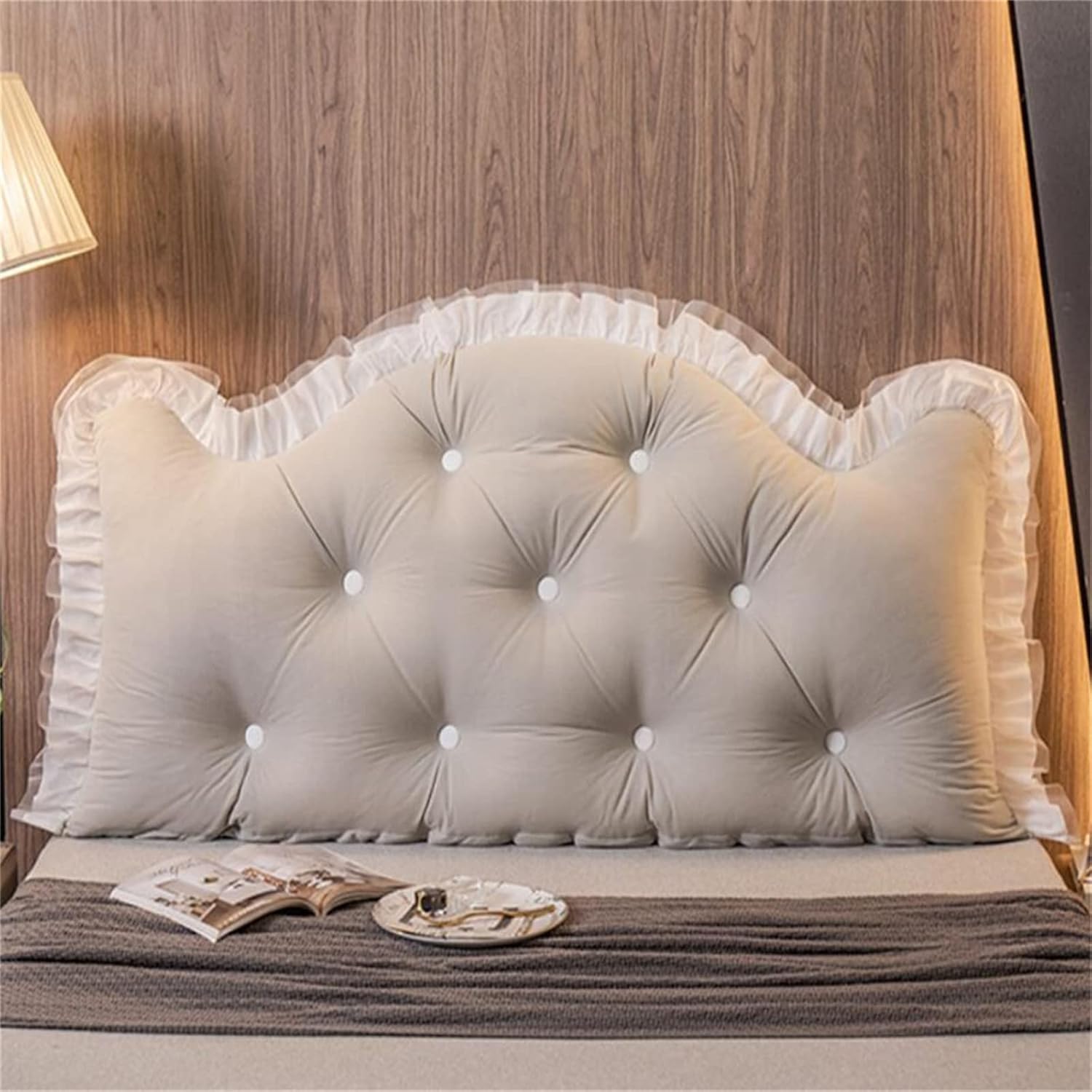 ZZYK Large Headboard Pillow with Removable Cover