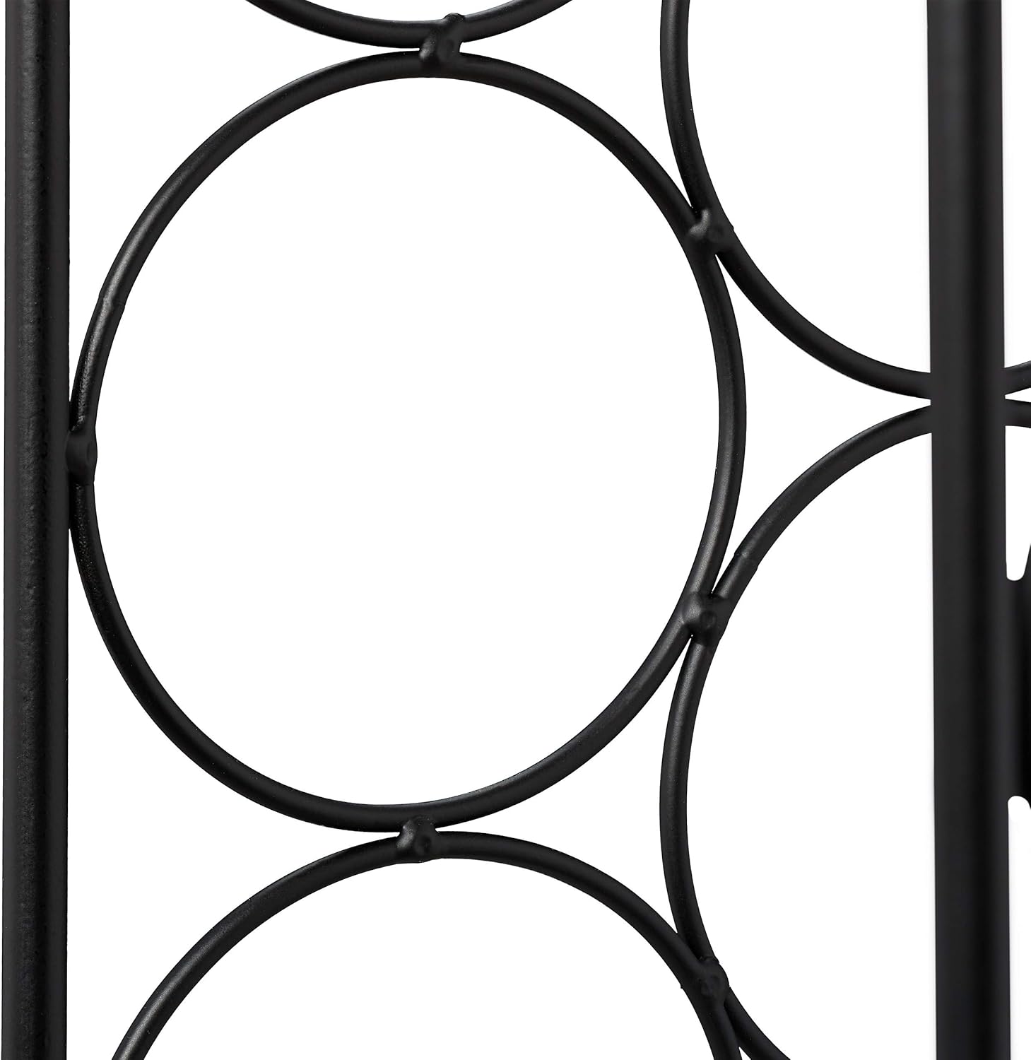Relaxdays Black Wine Rack for 21 Bottles