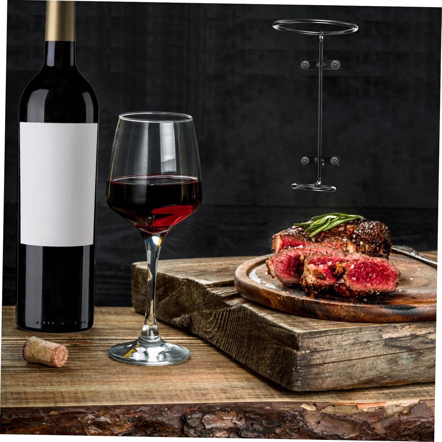 Zerodeko 6pcs Iron Wine Racks for Wall Display 1