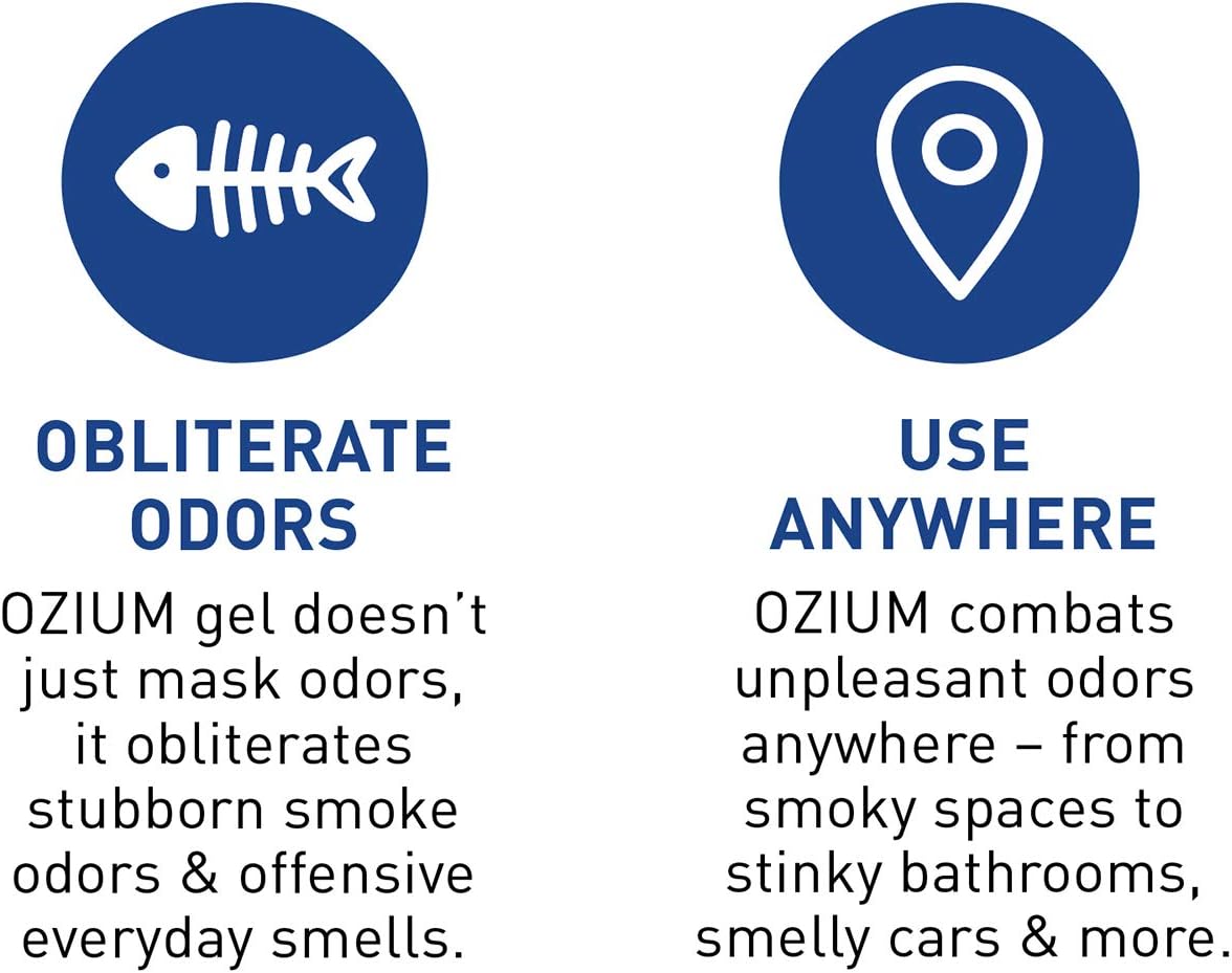 Ozium 45 Oz Odor Eliminating Gel Original Scent