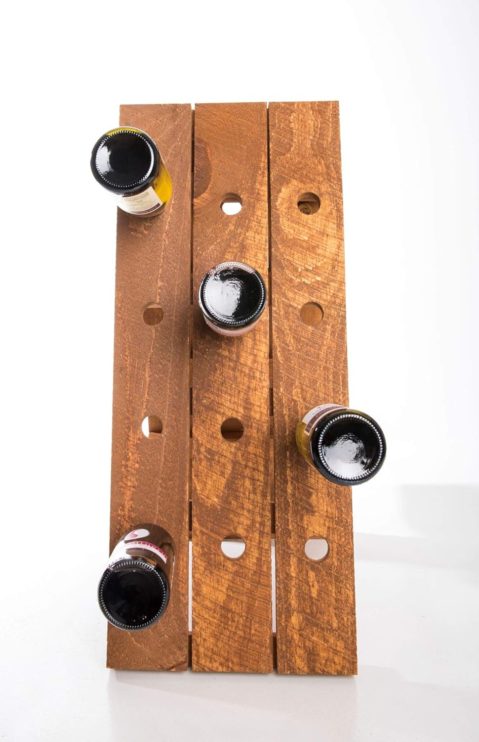 American WineKraft Rustic Wood Wine Rack 24 Bottle