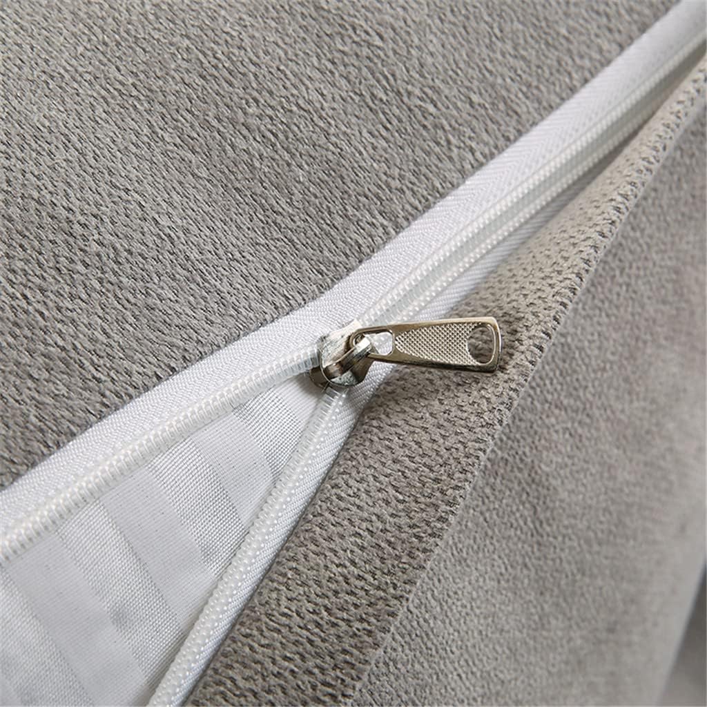 Triangular Headboard Pillow with Removable Cover for Bed and Dorm