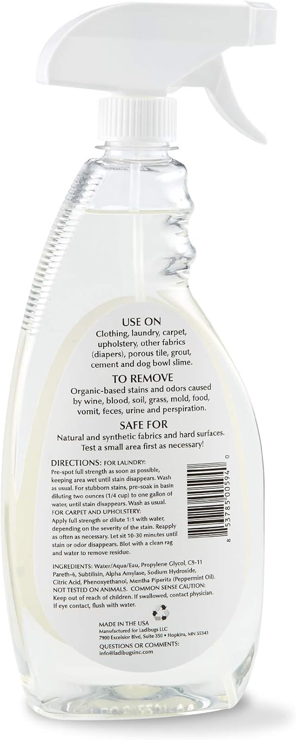 LADIBUGS Natural Enzyme Stain Remover Spray 22oz