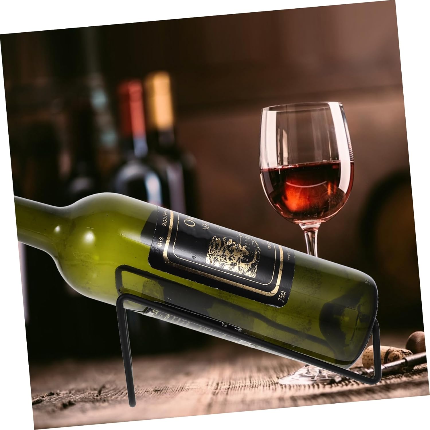 Ipetboom 2PCS Metal Wine Rack for Countertop and Bar