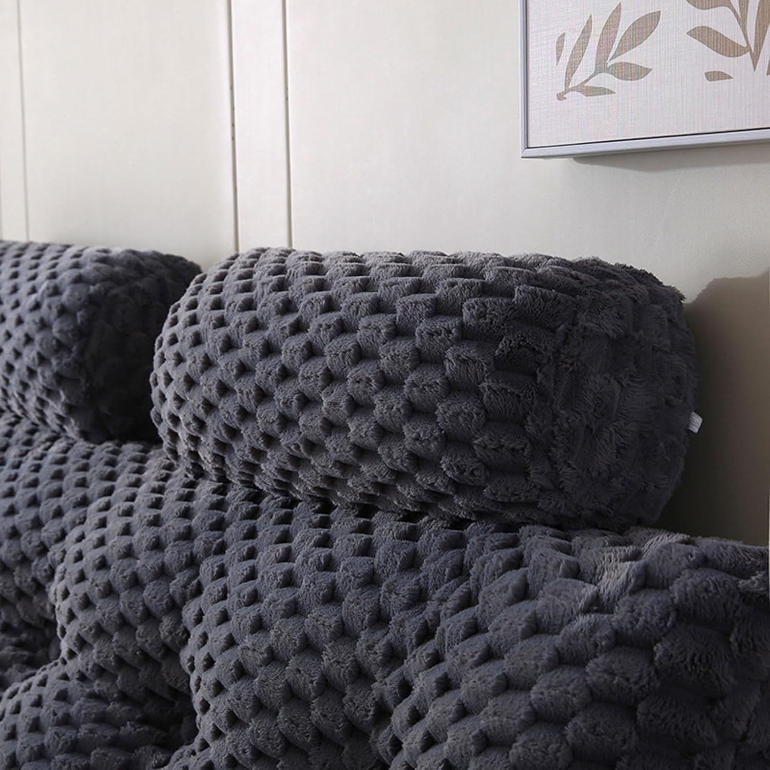 GROWTHLIN Back Cushion with Removable Neck Roll and Washable Cover