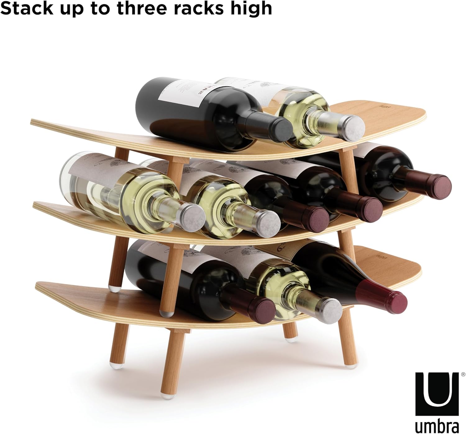 Umbra Vinola Wine Rack Natural 1
