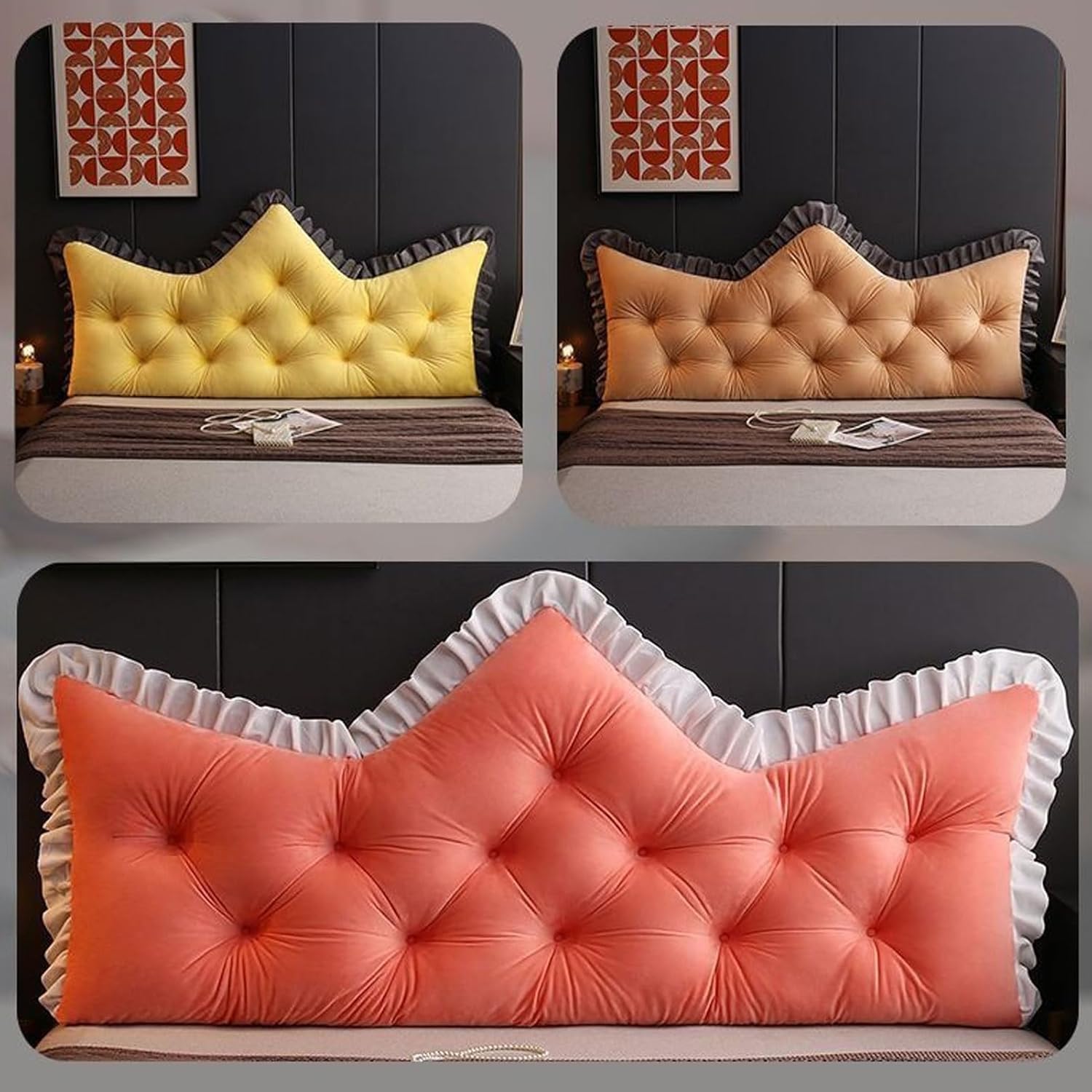 GROWTHLIN Back Cushion Reading Pillow for Bed and Sofa
