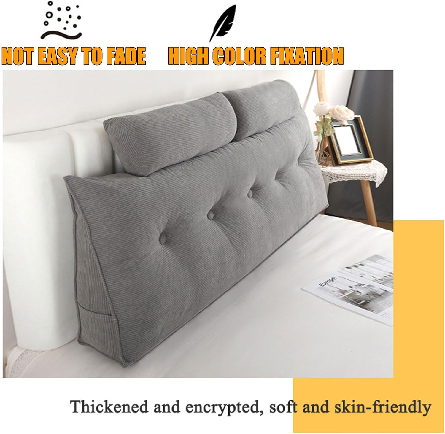 GROWTHLIN Reading Pillow with Removable Cover