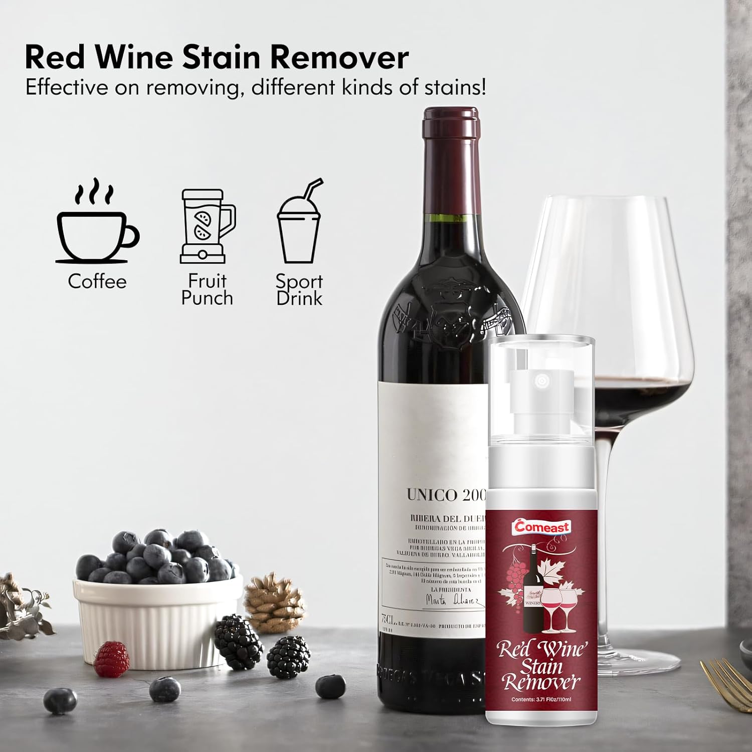 Comeast Red Wine Stain Remover Spray 37 Fl Oz