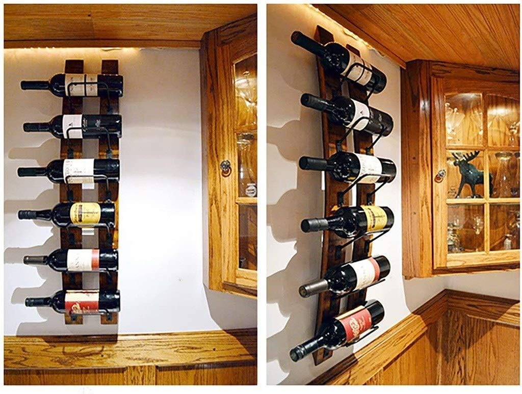NZKW Wall Mounted Wine Rack 3pcs 5-15 Bottles Storage