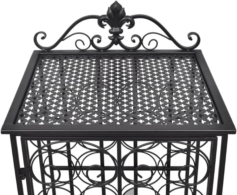 Gecheer Wine Rack for 28 Bottles Metal Strong and Practical 1