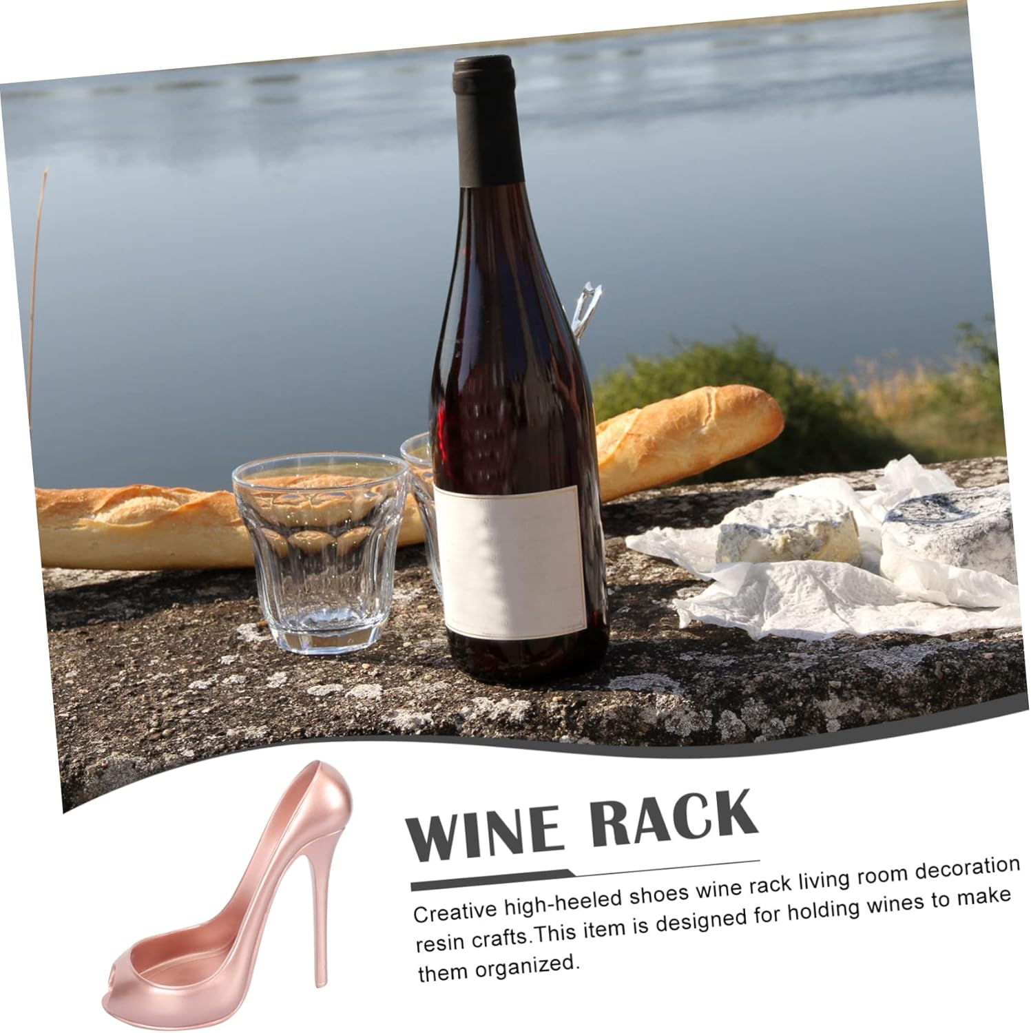 High Heel Wine Holder for Home Decor