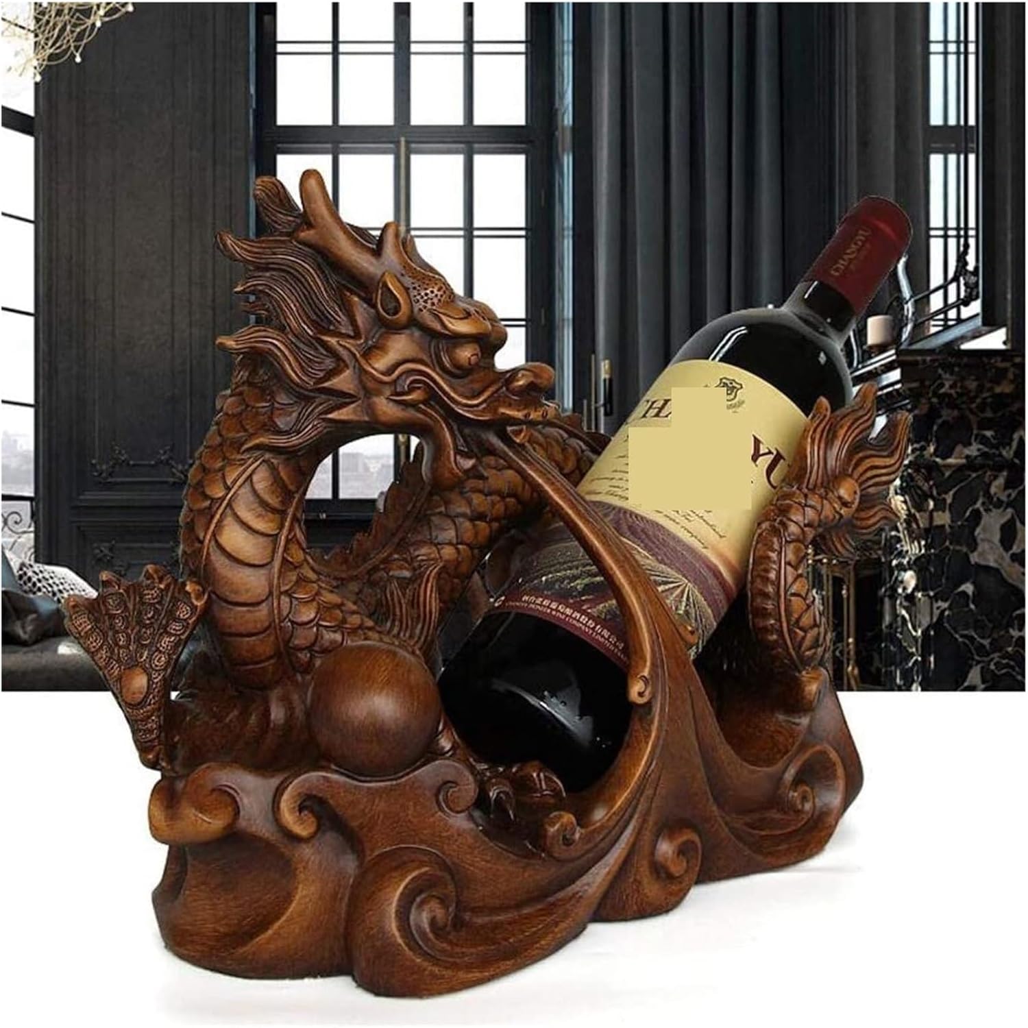 OXOAMP Freestanding Wine Rack with Chinese Style Design