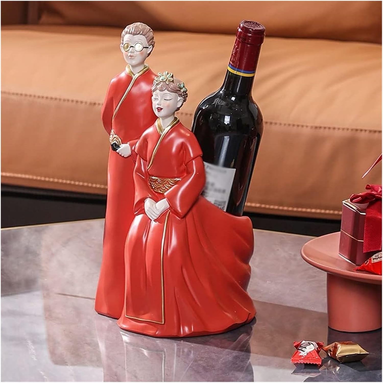 OXOAMP Freestanding Wine Rack Resin Display Stand
