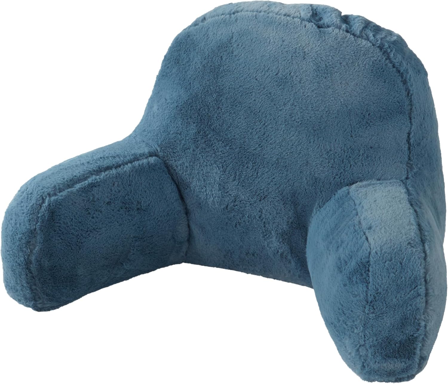 Greendale Home Fashions Plush Faux Fur Reading Pillow with Arms 1