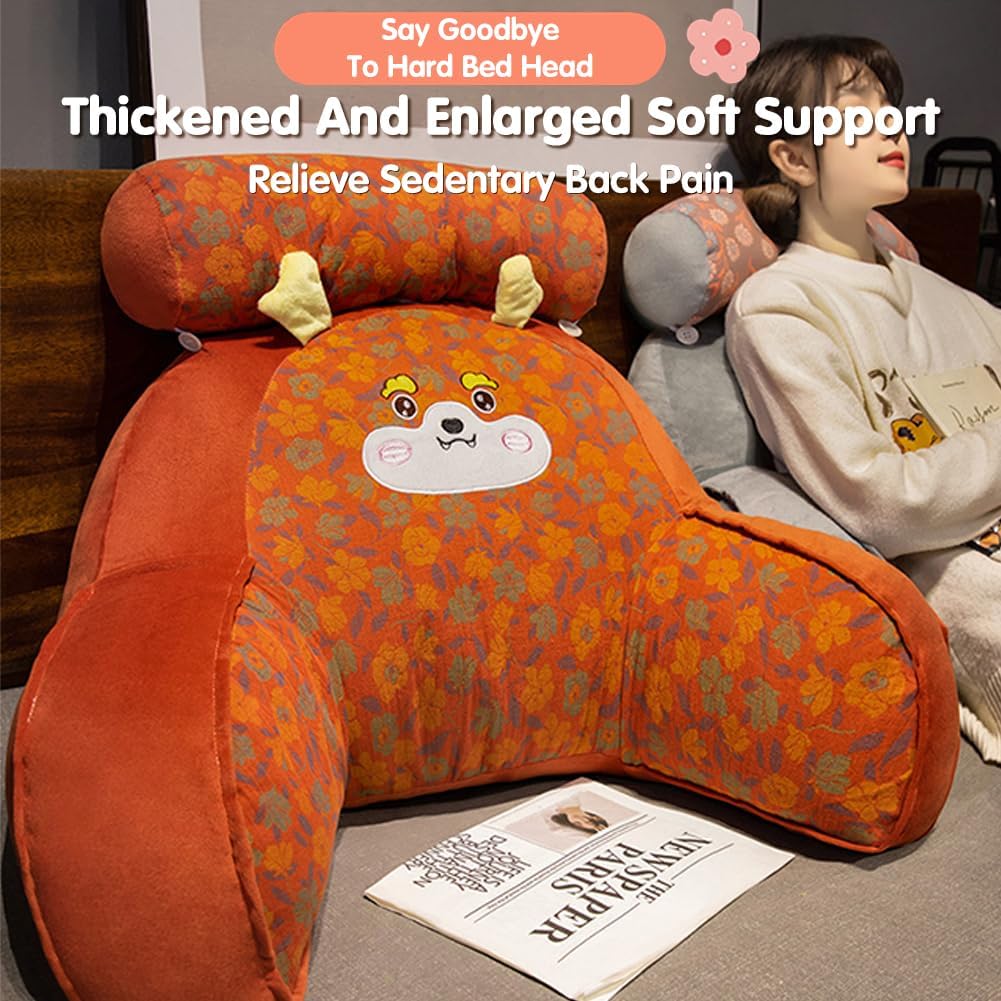 Reading Pillow for Adults - Detachable Neck Support with Armrests
