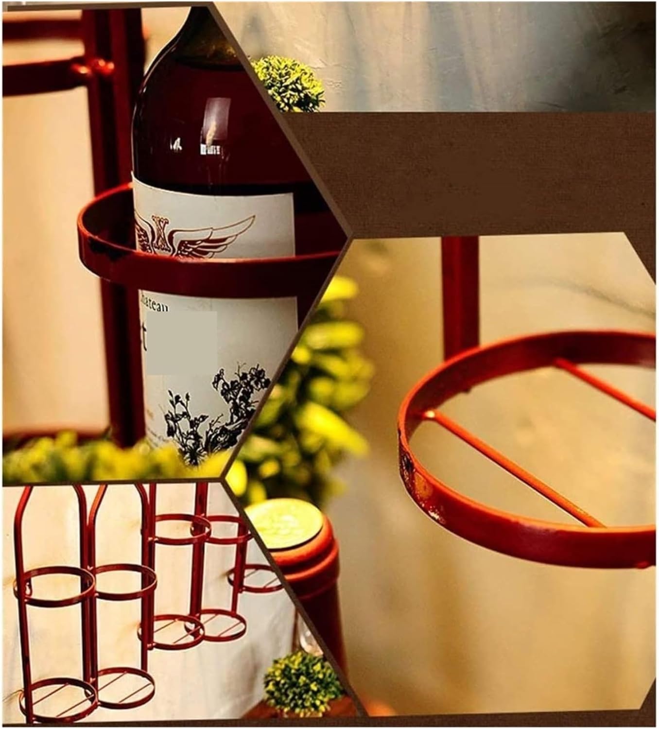 OXOAMP Freestanding Wine Rack Industrial Style