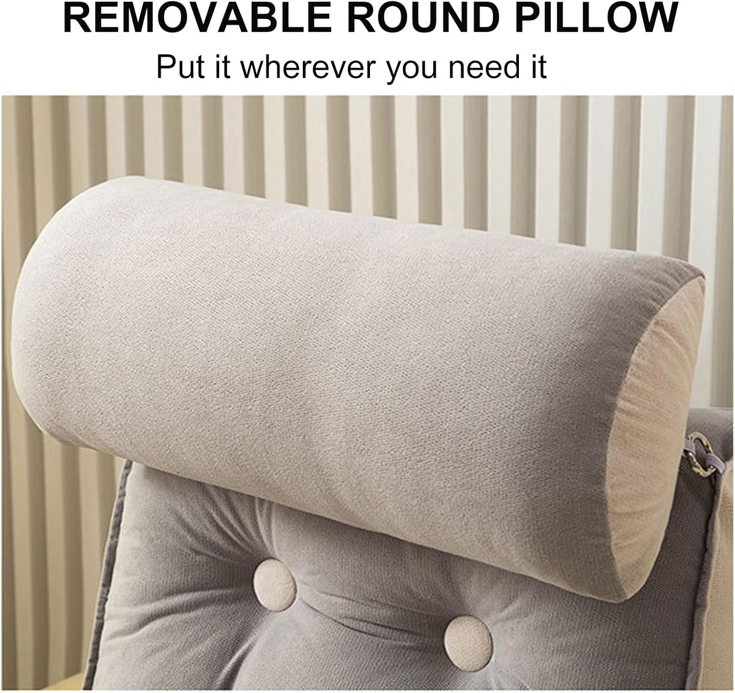 Reading Pillow for Bed Adult Detachable and Washable