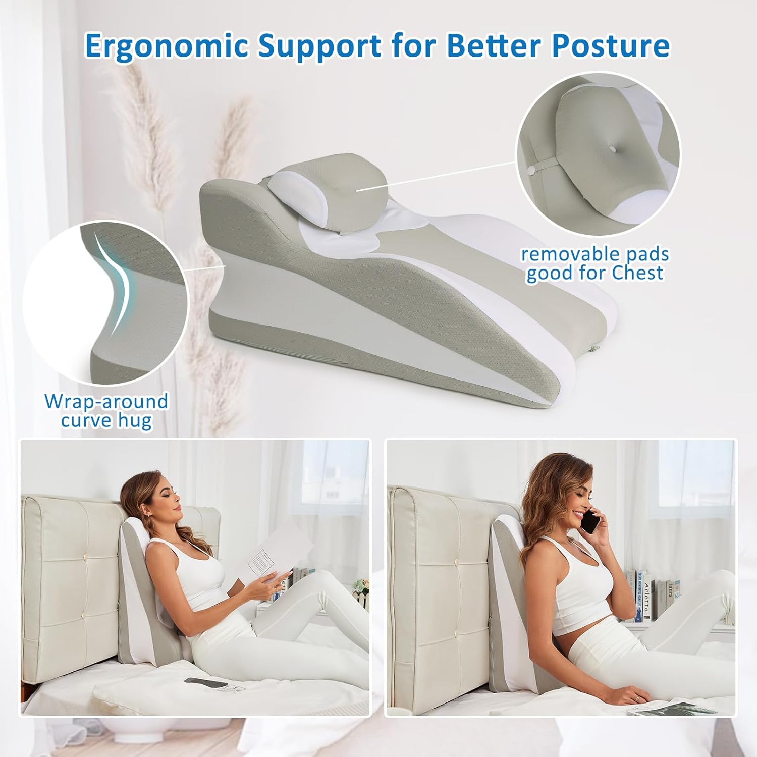 NPET Ergonomic Nap Pillow for Office and Travel