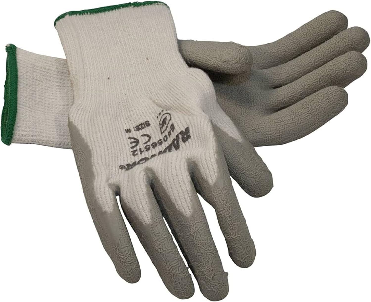 Stens 751-140 Medium Latex Glove Seamless Grey