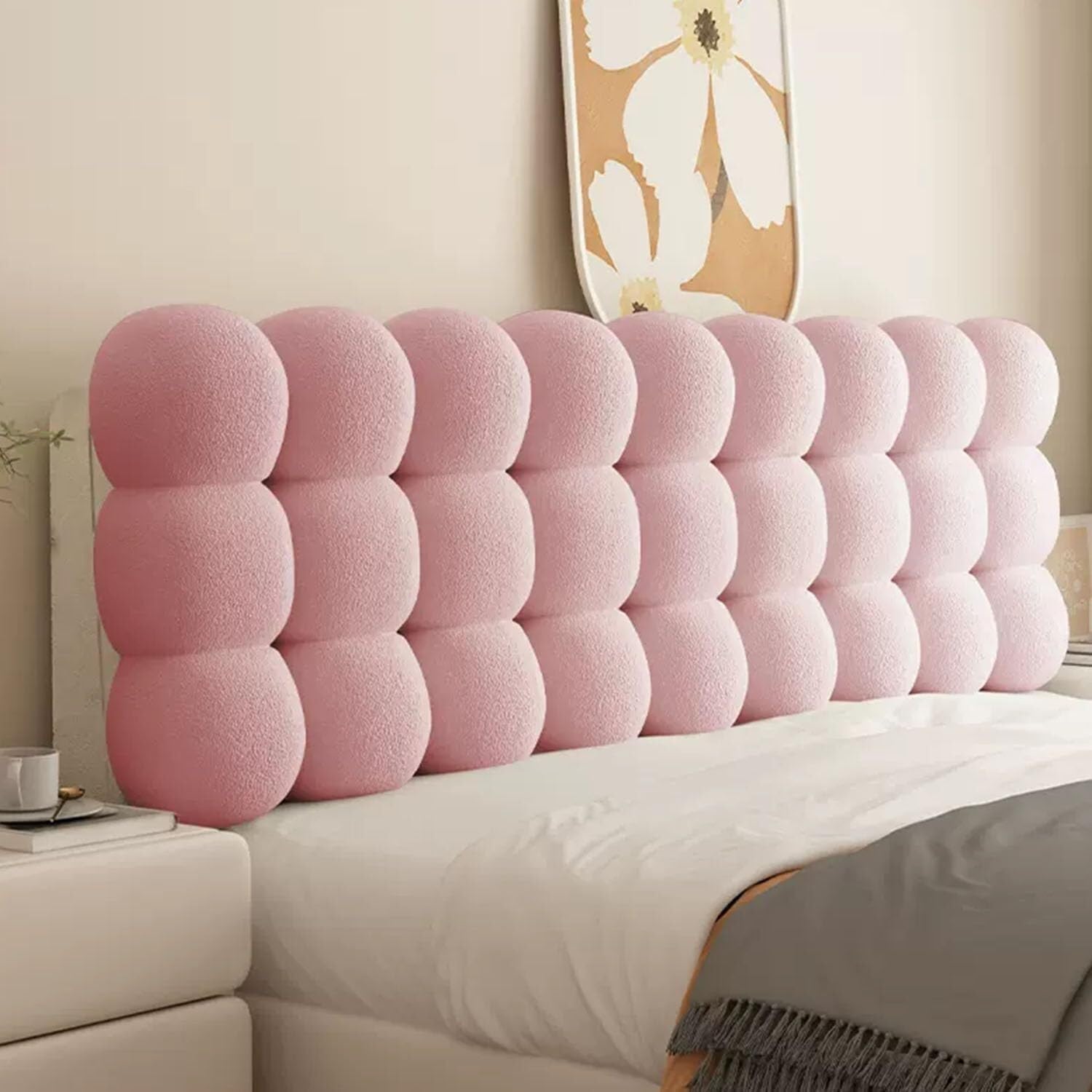 HACSYP Triangular Headboard Pillow - 10cm Thick Padded Cover for Bed and Sofa