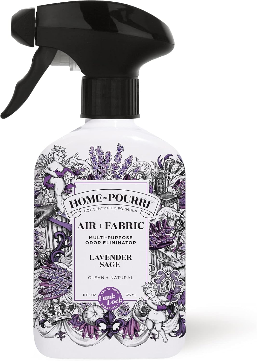 Home-Pourri Air Fabric Odor Freshener Lavender Sage 11 Fl Oz