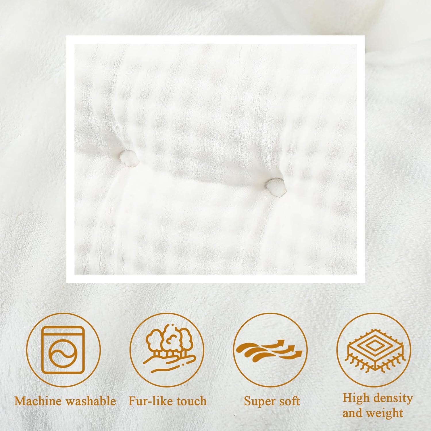 Wenqik Triangular Headboard Reading Pillow with Removable Cover