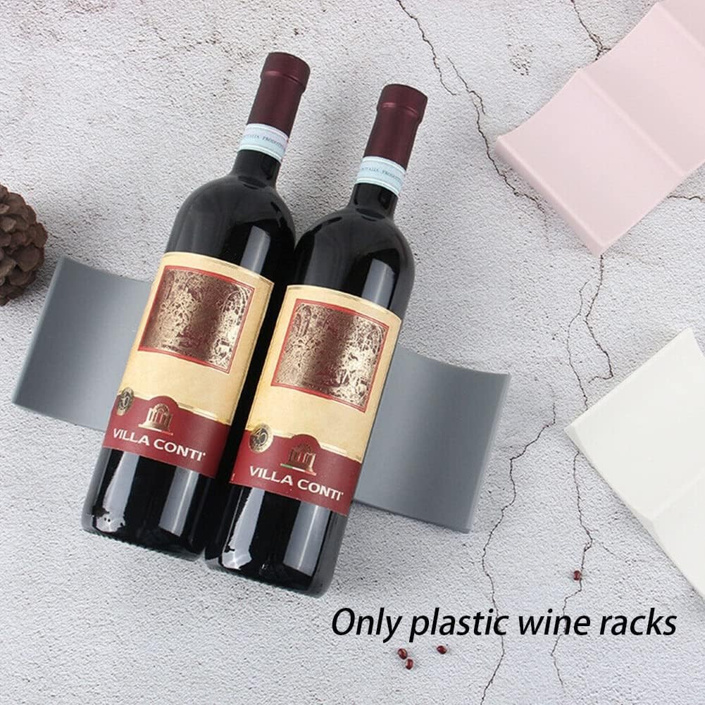 Light Pink Wine Rack for Home and Kitchen Use