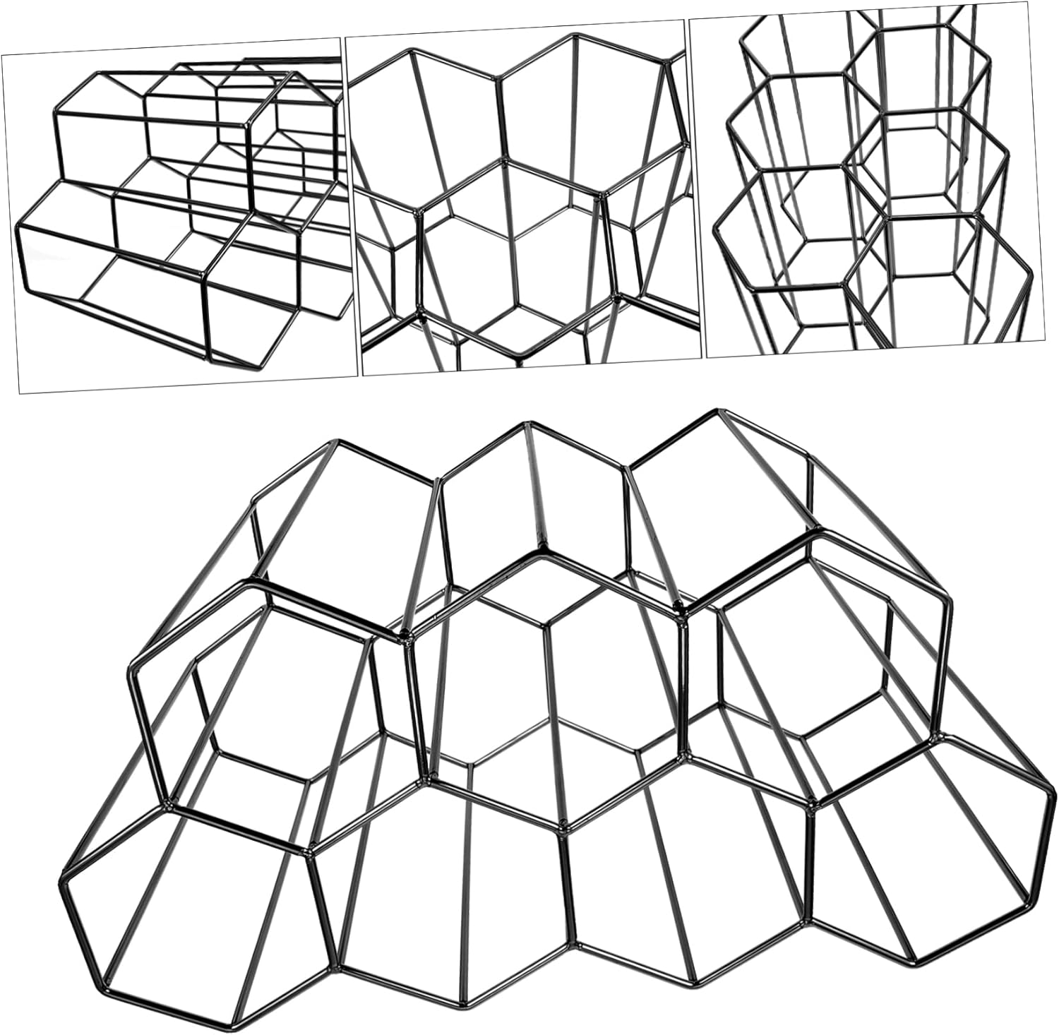 Cabilock 7-Hole Honeycomb Wine Display Stand