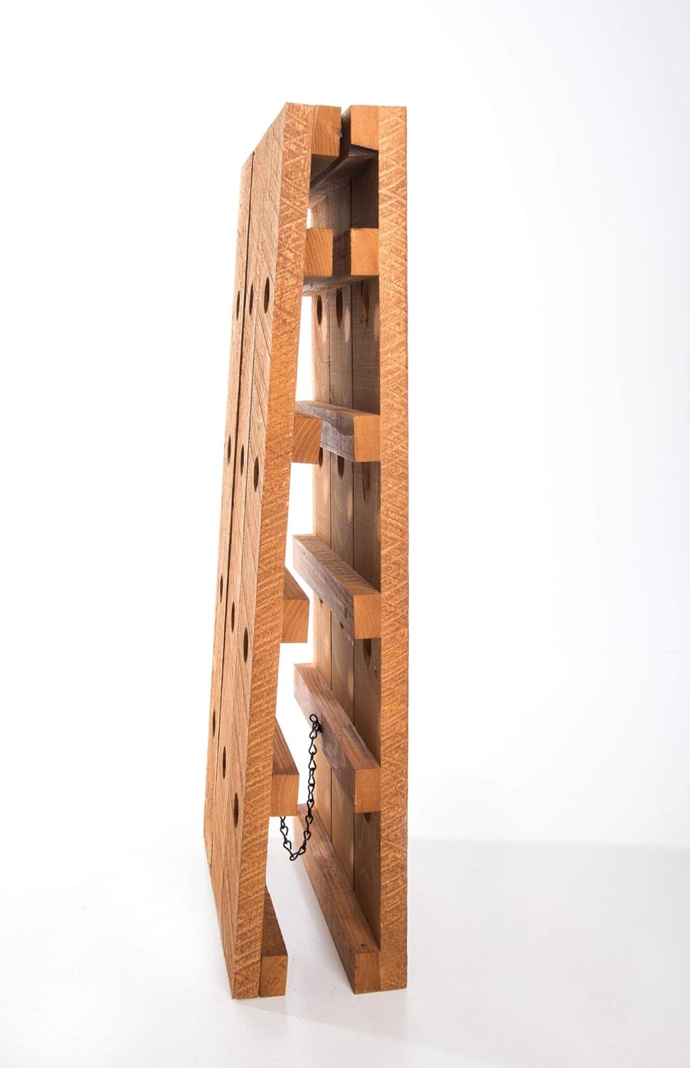 American WineKraft Rustic Wood Wine Rack 24 Bottle