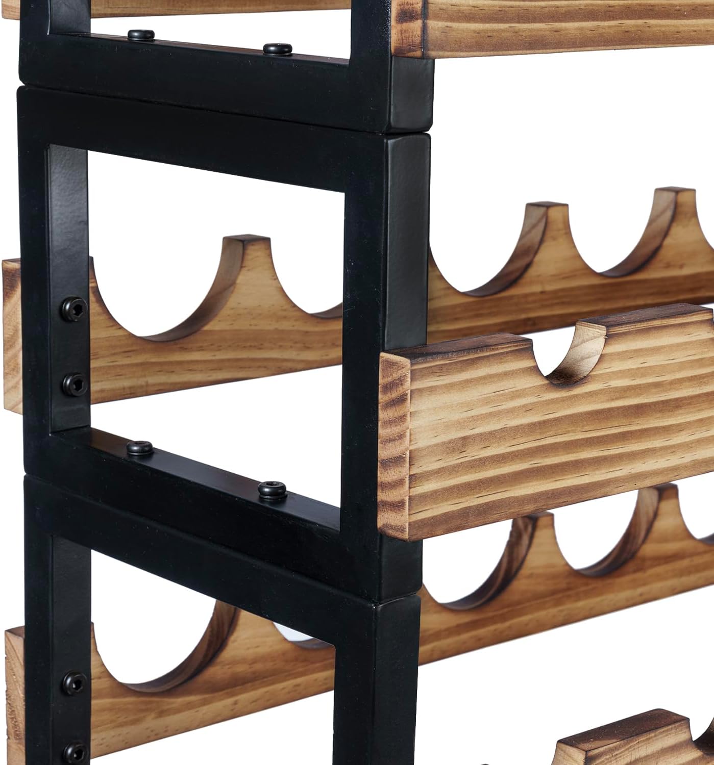 MyGift 6-Tier Freestanding Wine Rack for 36 Bottles