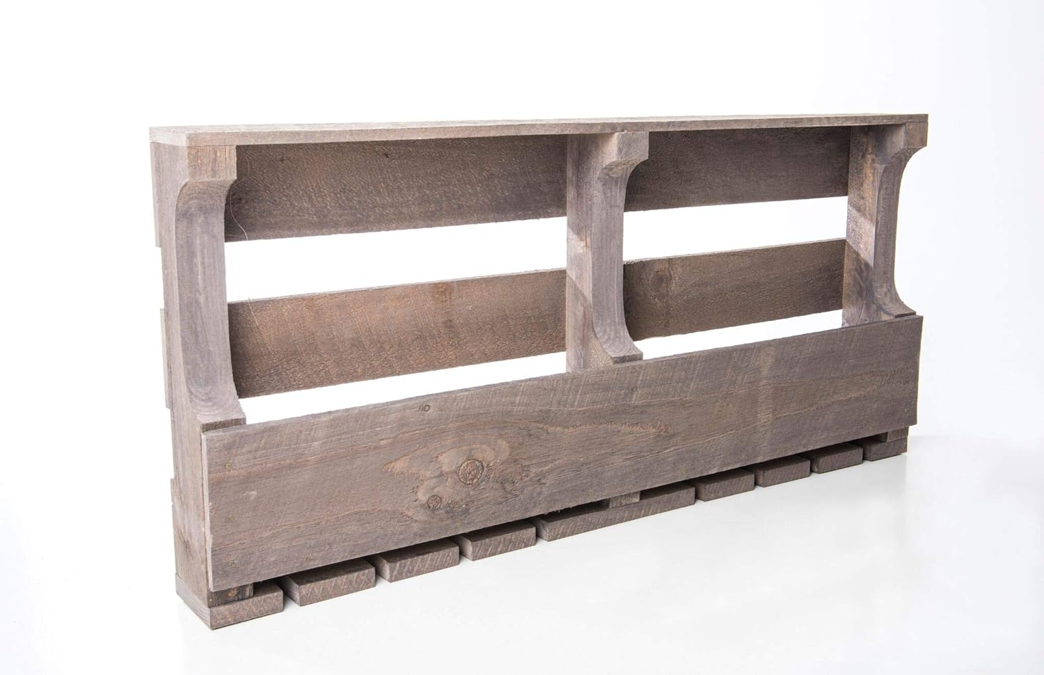 American WineKraft Rustic Wood Wine Rack 10 Bottle Capacity